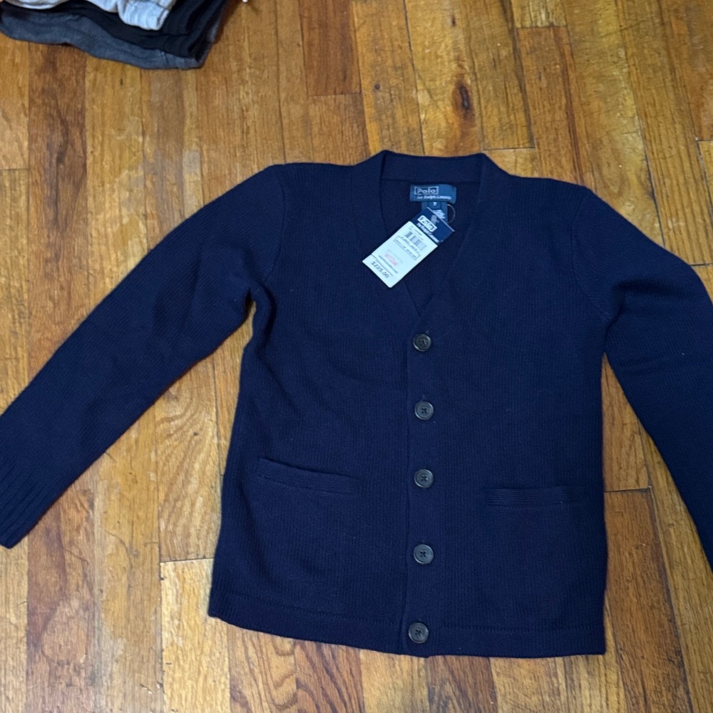 Polo by Ralph Lauren Navy Cardigan